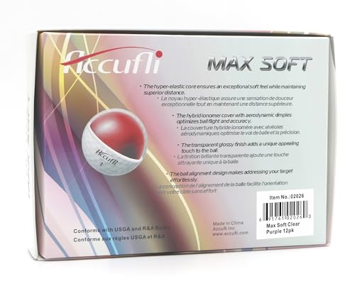 Image of ACCUFLI Max Soft Crystal Golf Balls