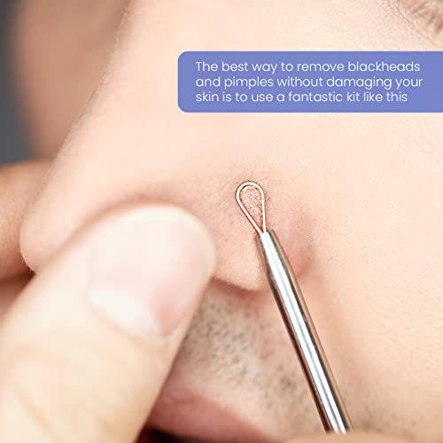 Glamza-7-Piece-Blackhead-Remover-Tool-Kit-Professional-Stainless-Steel-Acne-Extractor-Set-for-Blackheads-Whiteheads-Pimples-and-Blemishes-Safe-Easy-to-Clean-for-Facial-Skin-Care