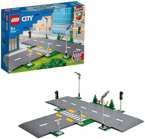 LEGO City Yol Zeminleri 60304-5 Yaş ve Üzeri Çocuklar İçin LEGO City Setleriyle Uyumlu Yaratıcı Oyuncak Yapım Seti (112 Parça) - Görsel 1