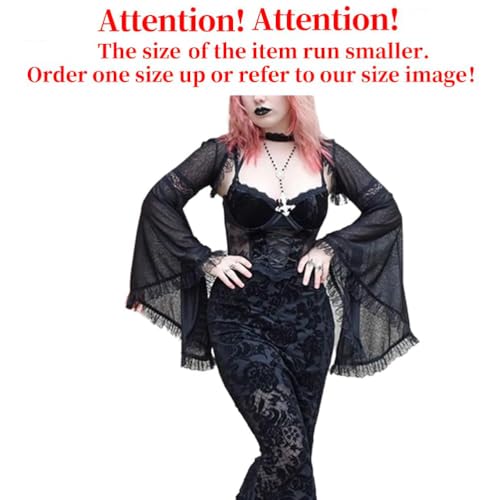 Image of Bolero Shrug Top Trad Goth Black Shawls and Wraps for Evening Dresses Short Cardigan