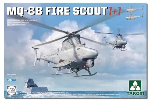 Maquette Drone Mq-8b Fire Scout TAKOM 2165 au 1/35 avec détails de haute précision