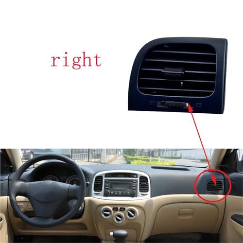 Grille d'aération droite Hyundai Accent 2006-2011 ventilation auto - 2