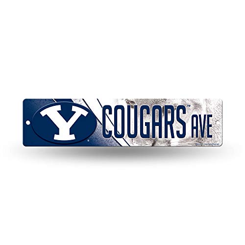 Rico Industries NCAA BYU Cougars 16-Inch Plastic Street Sign Décor