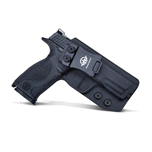 M&P 40 Kabura KYDEX IWB Kabura M&P 40 4"/4.25".40 S&W Pistolet Case - Wewnątrz pasa Ukryte Carry Kabura M&P .40 Full Size Akcesoria Guns Pouch (Black, Left Hand)