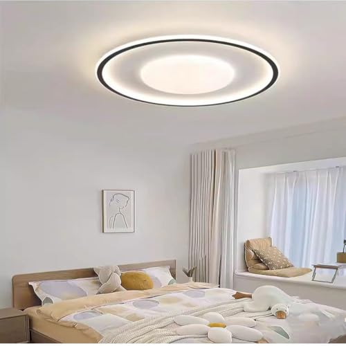 Plafonnier LED télécommandé et dimmable au design moderne rond 30cm - 8