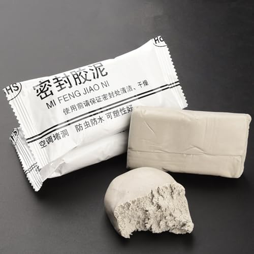Leapiture White Seal Putty Repair Sealing Clay Duct Repair Sealing Putty Multipurpose Repair Clay for Drain Connection Wall Hole