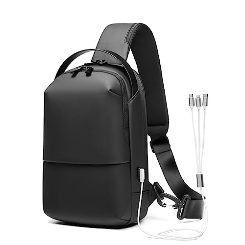 Petit sac à dos oblique compact avec sangle réglable confort - 4