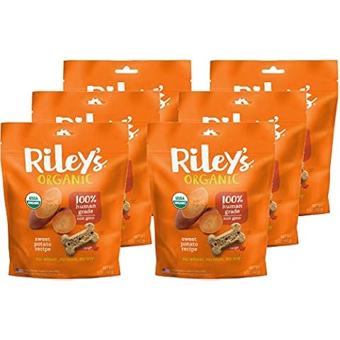 Riley's Organic Sweet Potato Biscuit Dog Treats Cover