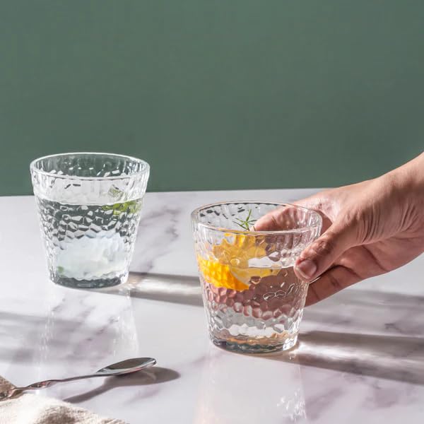 Image of Premium Water and Juice Glasses Set of 6 250ML and 1.2 Liter Water Jug 1 piece,Transparent Glass and Jug Set for Dining Table,Party,Gift Set,All pourpse use Set of 1 (7 piece) (MT-4)