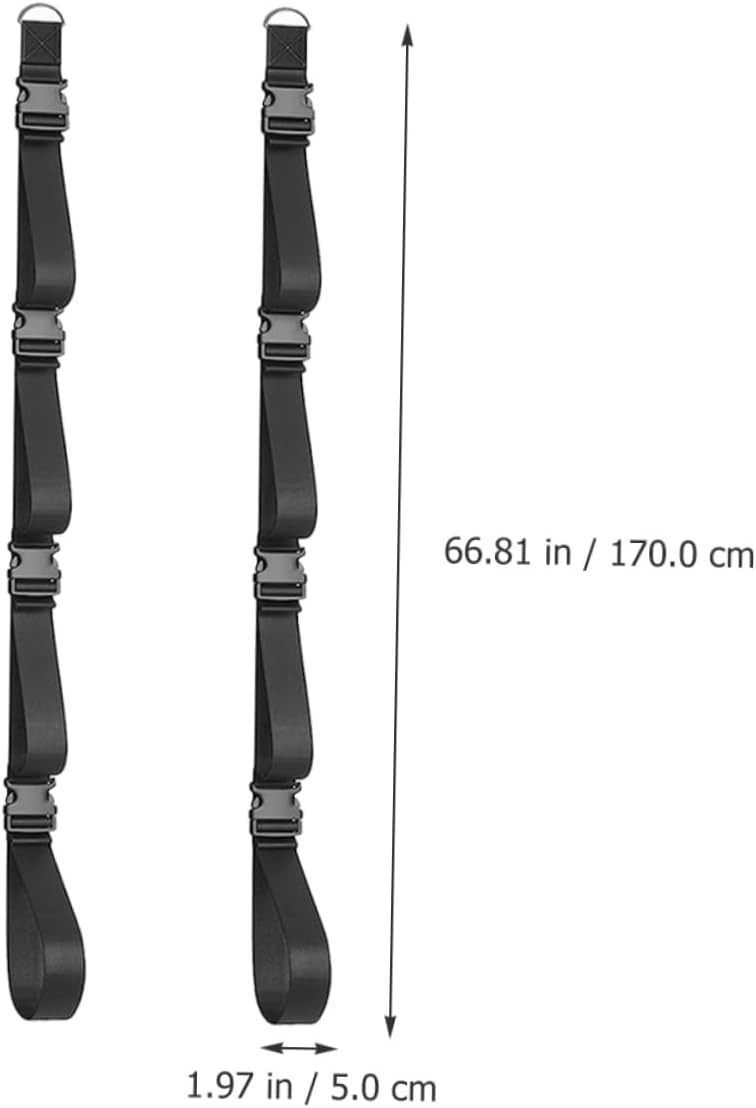 2pcs Adjustable Wall Storage Straps for Garage Heavy Duty Hanging Storage Belt Multi-use Wall Mounted Organizer for Garage and Workshop