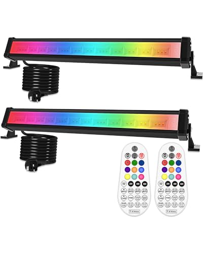 RGB Flood Lights Bar 42W Led Wall Washer Light Colour Changing Stage Lights