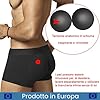 ARIUS Mutande con Cuscinetti con Imbottitura Posteriore - Mutanda Imbottita Glutei - per Aumentare Il Volume e Le Dimensioni dei Glutei - Men’s Padded Buttocks - Men's Shapewear (M)