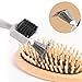 Hair Brush Cleaner, Multi-Function Hair Brush Cleaner Tool Metal Wire Comb Cleaner Rake 2 in 1 Hair Brush Cleaning Tool for Hair and Scurf Cleaning Home Salon Barbershop Usage