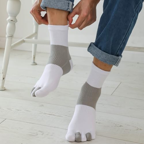 Zehensocken für Herren aus Baumwolle – 6 Paar GINZIN in verschiedenen Größen