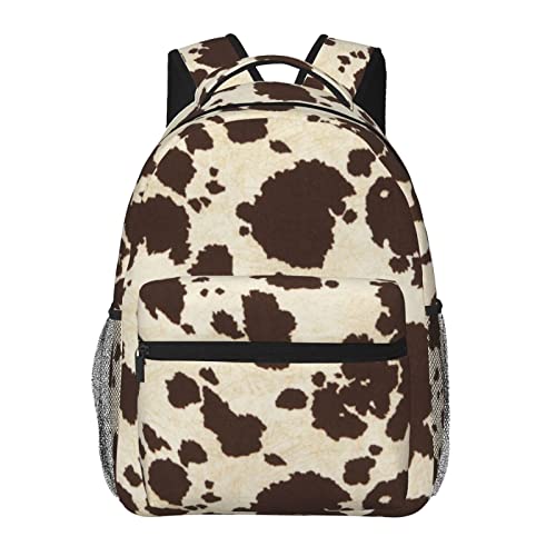 Sac à dos vache avec port USB et bretelles confortables pour trajets quotidiens