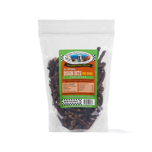 Boulder Dog Food All Natural Bison Dog Treats 16 oz