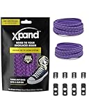 Xpand No Tie Shoelaces System with Elastic Laces - One Size Fits All Adult and Kids Shoes