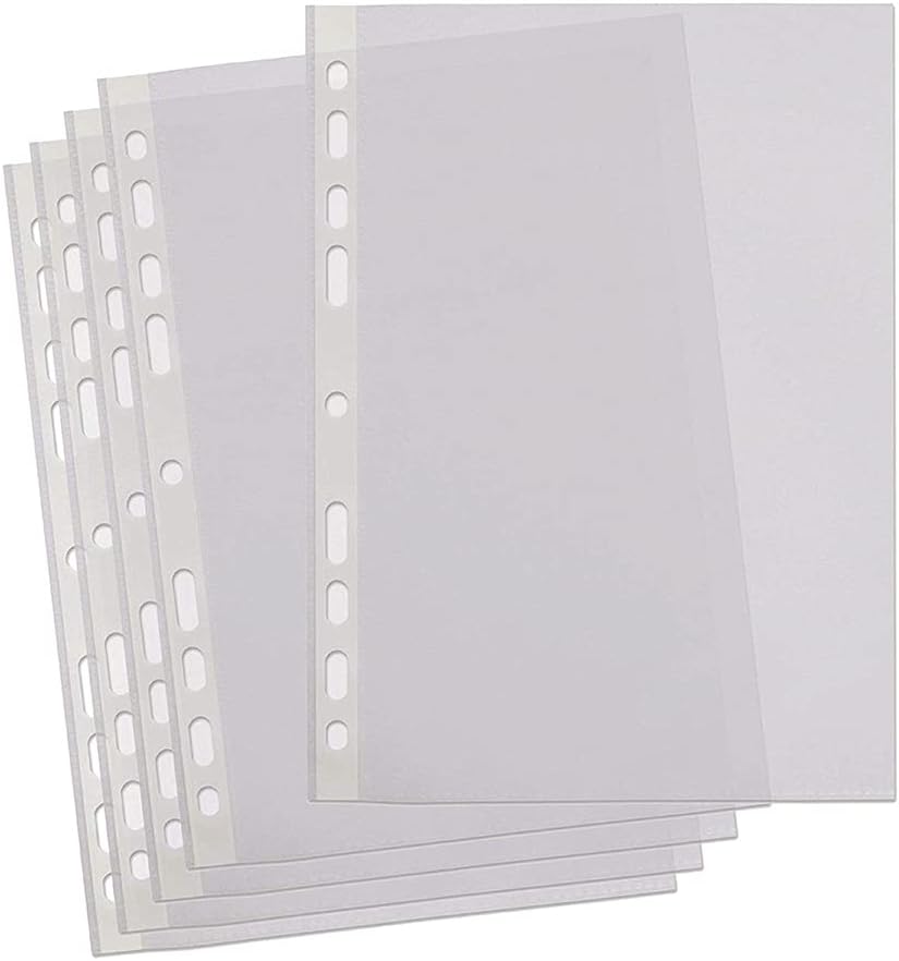 SUMMIT Punched Pockets A4, 200 Poly Pockets