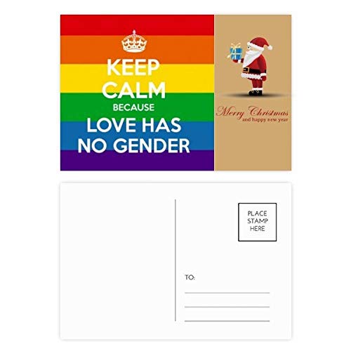 Cartes postales de remerciement Noël gay lesbienne pour vos vœux chaleureux en famille