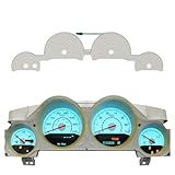 EL Panel Replacement for Dodge Challenger Magnum Charger Instrument Cluster (Blue)