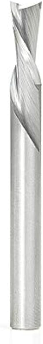 Amana Tool - 46438 Solid Carbide Spiral Plunge 1/4 Dia x 5/8 x 1/4" Shank Down-Cut