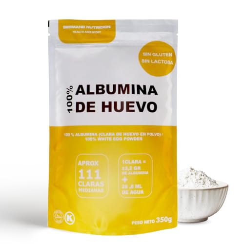 Clara de Huevo en Polvo Campera (350 g) | Albumina | Huevos Pasteurizados | Huevos Deshidratados | Productos Sin Lactosa | Sin Gluten | En Bolsa Zip