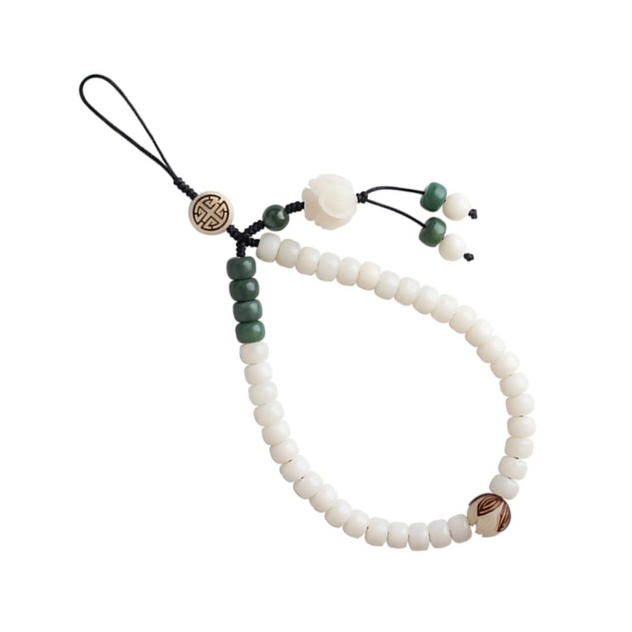 Artibetter 3piezas Cadena De Teléfono Móvil De Jade Colgante Desmontable Cuerda Decorativa Estilo Chino Correa Para Mantener Tu Móvil Seguro y Accesible