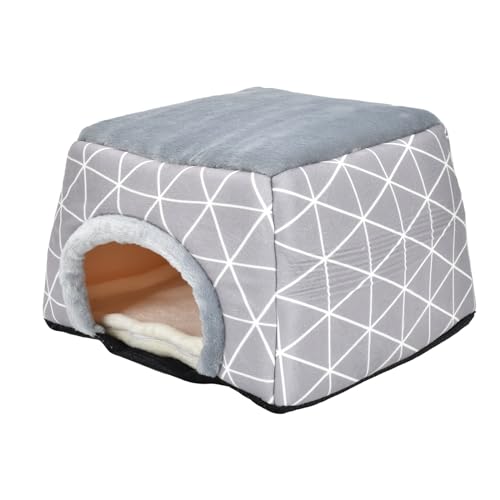 kaitou ペット用ホットベッド ヒーターマット ホットマット ペット電気毛布 あったか ペット ペットソファ こたつ型 2WAY サンカクコウシ