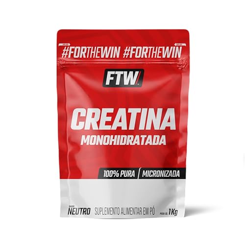Creatina 100% Pura Monohidratada Mais Econônica 1Kg Refil - FTW