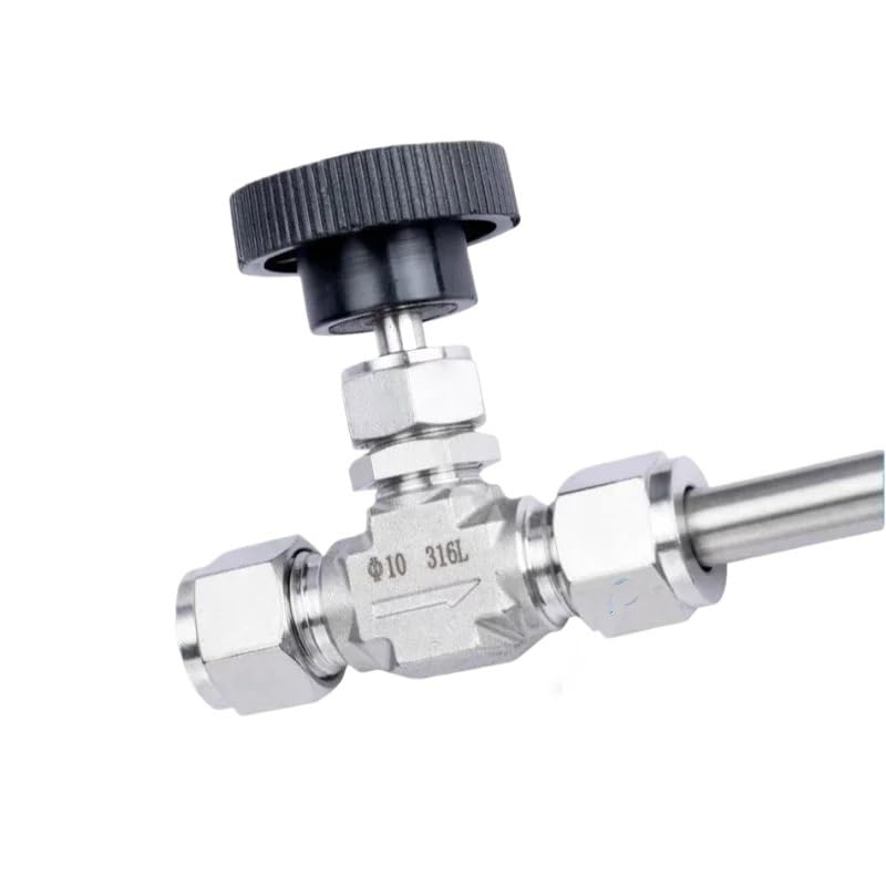 Vanne à aiguille acier 316L 4mm, l'excellence de l'inox pour vos installations durables