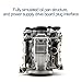 HumblePleb Mini V8 Engine Kit - DIY 3D Printed RC Engine for Adults - Realistic, Buildable, Electric, RC Model Compatible - High Difficulty, Bracket Not Included, Online Manual