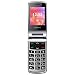 Produktbild MP myPhone myPhoneRumba 2 Schwarz 2.4 Farbdisplay Klapphandy ohne Vertrag mit Großen Tasten und Kamera, Notruftaste, Ladestation, Frontdisplay, MP3, Taschenlampe, Bluetooth, große Akku 800 mAh, black