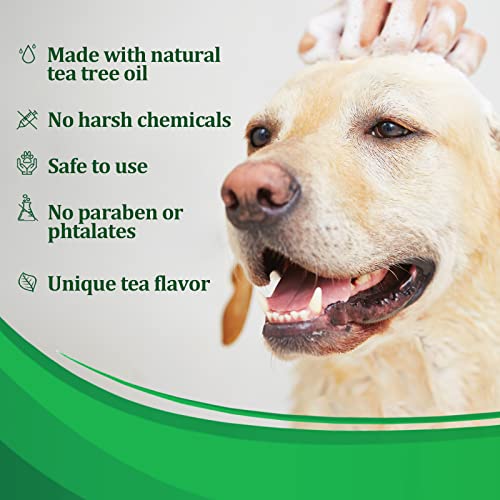 Bioline Dog Shampoo with Tea Tree Oil for Dogs Itchy Skin Sensitive Skin Shampoo for Smelly Dogs Bathing Supplies Odor… - Image 3