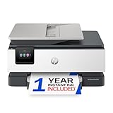 HP OfficeJet Pro 8139 Wireless All-in-One Color Inkjet Printer, Print, Scan, Copy, Fax, ADF, Duplex Printing Best-for-Home-Office, 1 Year Trial of Instant Ink Included, AI-Capable (C2VK3A)