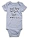 BFUSTYLE Baby Boys Girls Short Sleeve Romper Funny Letter Print Onesies Bodysuit 0-18M
