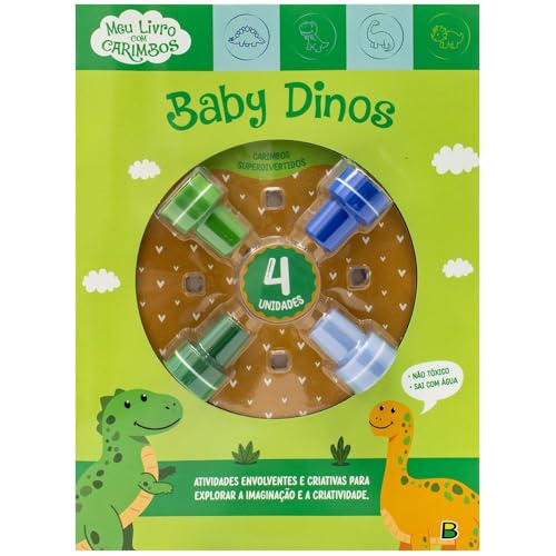 Meu Livro com Carimbos: Baby Dinos: