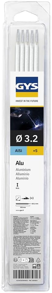 GYS - 084803 - GYS Aluminium Electrodes - Ø3.2 (5 Pack)