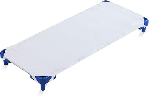 Miniatura 18 de Paquete de 2 sábanas de tamaño estándar para guardería/preescolar, 23 x 51 pulgadas, sábana para cuna infantil, color blanco, microfibra