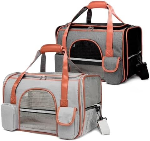 Bolsa Pet Mala Cães Gatos Avião Luxo Transporte Viagem Grande (Ci...