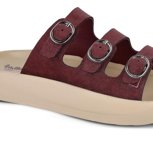 Image of WALKAROO Comfort Sandal For Women's|Lightweight and Comfortable|Soft Cushioned Insole|Stylish Casual Wear|WE2024