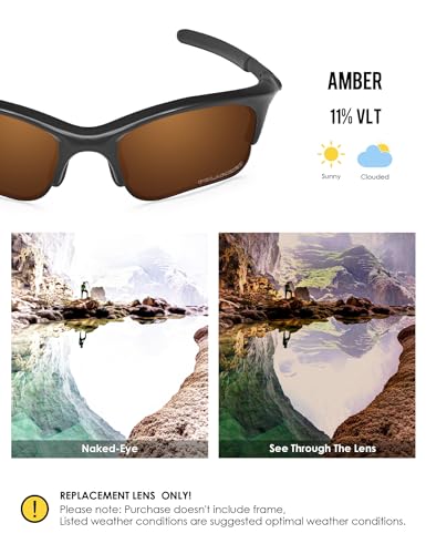 Image of BLAZERBUCK Replacement Lenses & Sock Kit for Oakley Half Jacket XLJ /Half Jacket XLJ Asian Fit Sunglass