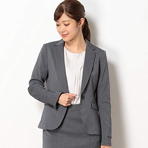 Amazon スーツセレクト レディース Suit Select Skinny 1釦ジャケット ピンヘッド 無地調 ストレッチ ウォッシャブル セットアップ コート ジャケット 通販