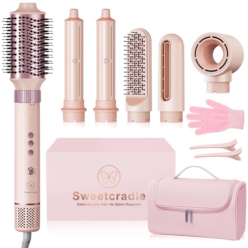 6 in 1 Air Styler, 1400W High Speed Ionic Hair