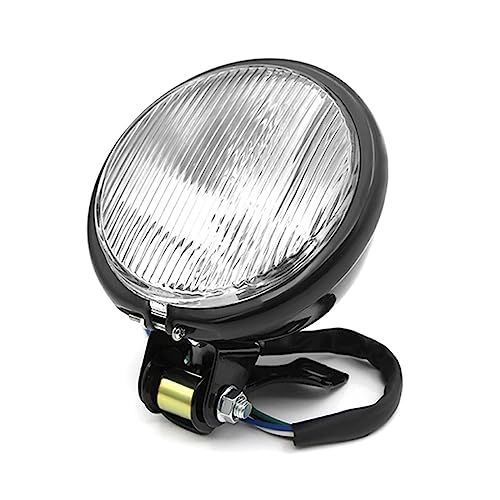 Moto antibrouillard lumière phare vintage rond halogène blanc universel