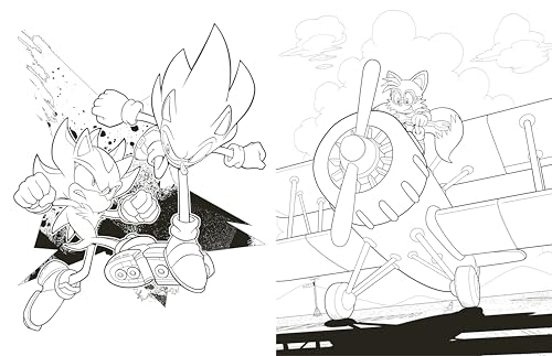 Sonic and Shadow: The Official Coloring Book