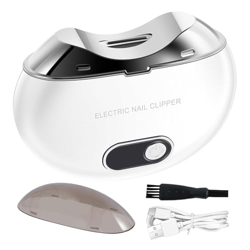 電動爪トリマー - 爪カッターとやすり、子供用電動爪切り | 3速LCDディスプレイ、充電式自動爪トリマー、安全で優しいクリッパー 子供用