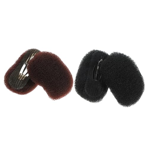 4 Stück Teiliges Haarklammern für Damen Wiederverwendbare Haarpolster Clips zur Volumensteigerung für Verschiedene Frisuren
