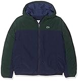 Frischer gesteppter Taft Lacoste Jungen Bj8097 Jacke, Blau (Sinople/Marine Dq5), 12 Jahre (Herstellergröße: 12A)
