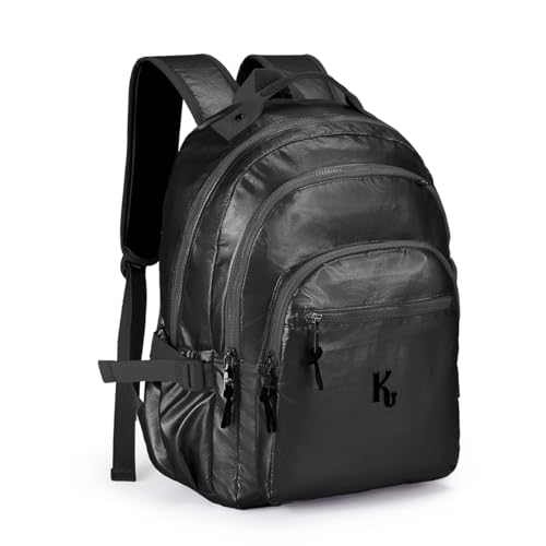 Mochila Escolar Feminina Kika Metalizada Costa Juvenil Adulto (Preto)