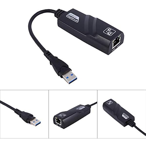 USB Ethernet адаптер, USB 3.0 к RJ45 Gigabit Ethernet LAN адаптер, совместимый с OS X, для Windows/Vista/Win7/Win8/Win8.1/OS 10.12 выше и более